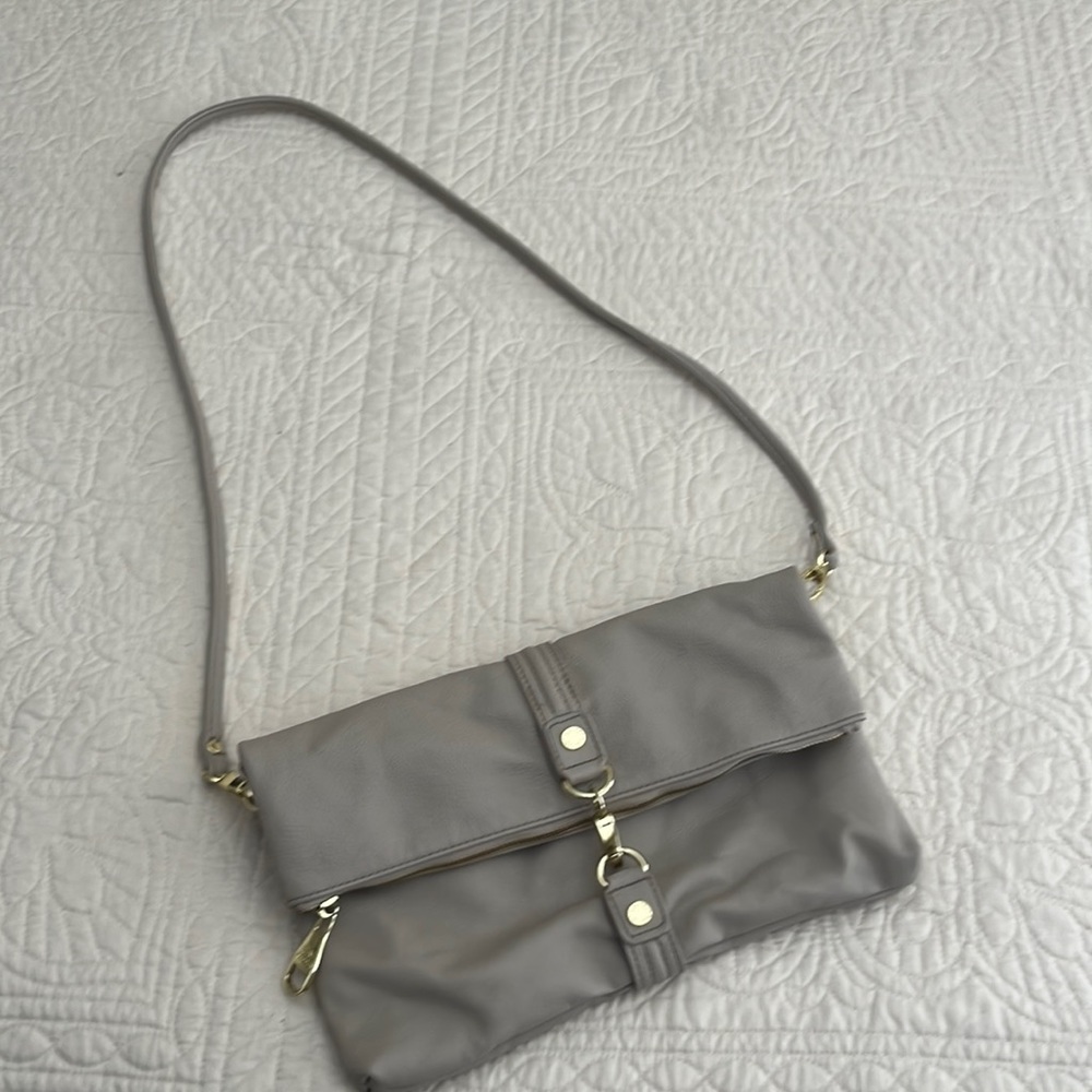 Gray Steve Madden Faux Leather crossbody/shoulder bag GUC